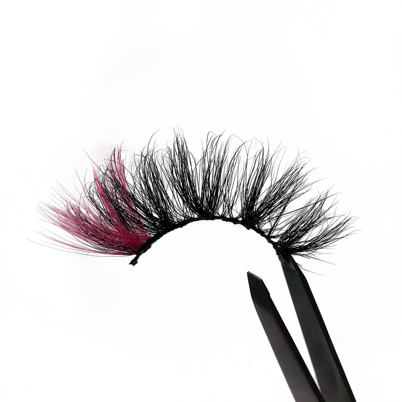 3D Luxury Mink Colored Strip Lashes. Color Eyelash Extensions Lash Artistry Hybrid Lashes. 25mm Long Fluffy Luscious Lashes.