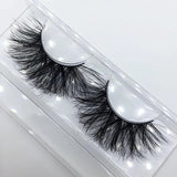 3D 25mm Mink Lashes. Ultra Fluffy Wispy Volume Eyelash Extensions. Black Lash Beauty Falsies.