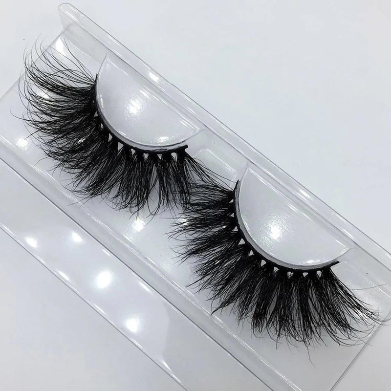 3D Luxury Lashes. Mink Strip Hybrid Lashes. Full Fluffy Volume Lash Beauty. Eyelash Extensions. 25mm Black False Eyelashes.