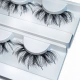 3D Lash Luxury Glitter Color Lashes. 5 Tone White Lashes With Silver Glitter Lash Extensions. Color Strip Lashes. Wispy Fluffy Lashes.