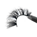3D Mink White Eyelashes. Colored Eyelash Extensions With A 3 Tone White Lash. Black Eyelashes With White Highlights. Wispy Fluffy Volume Strip Lash With Color.